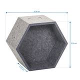 Dibujo dimensional del separador FLEXMIUT STORE S de 31,5 × 27,5 cm de hjh OFFICE