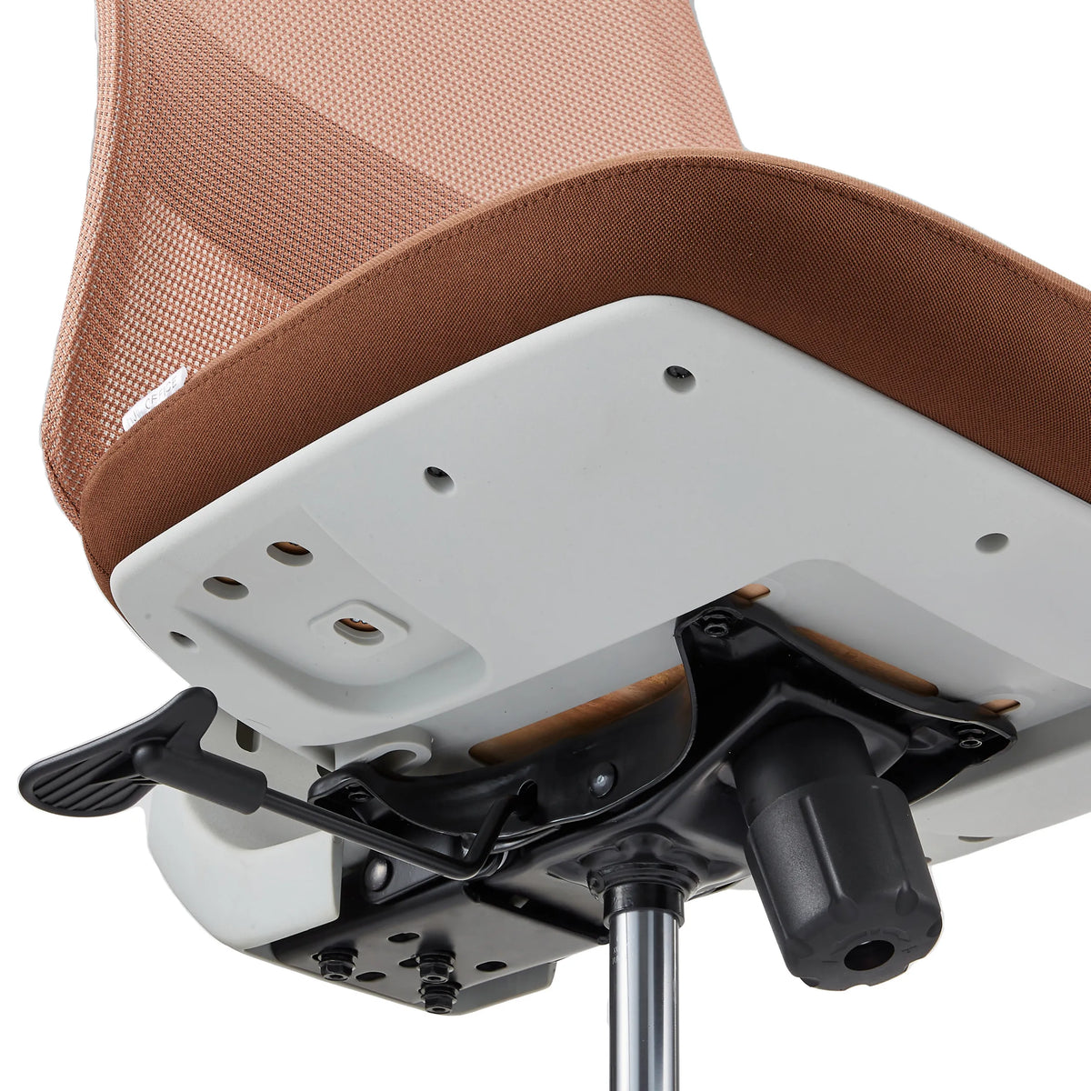 Parte inferior del asiento con mecanismo de ajuste de la Silla de oficina profesional Minoro W de hjh OFFICE