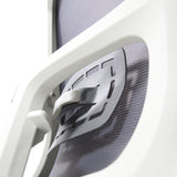 Soporte lumbar ajustable de la Silla de oficina profesional CAPTIVO BASE W en gris de hjh OFFICE