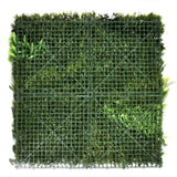 Estera vegetal verde LEAFLUXE 3D con rejilla de plástico y follaje artificial de hjh LIVING
