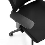 Reposabrazos negro de la Silla de oficina profesional SPINIO PRO de hjh OFFICE