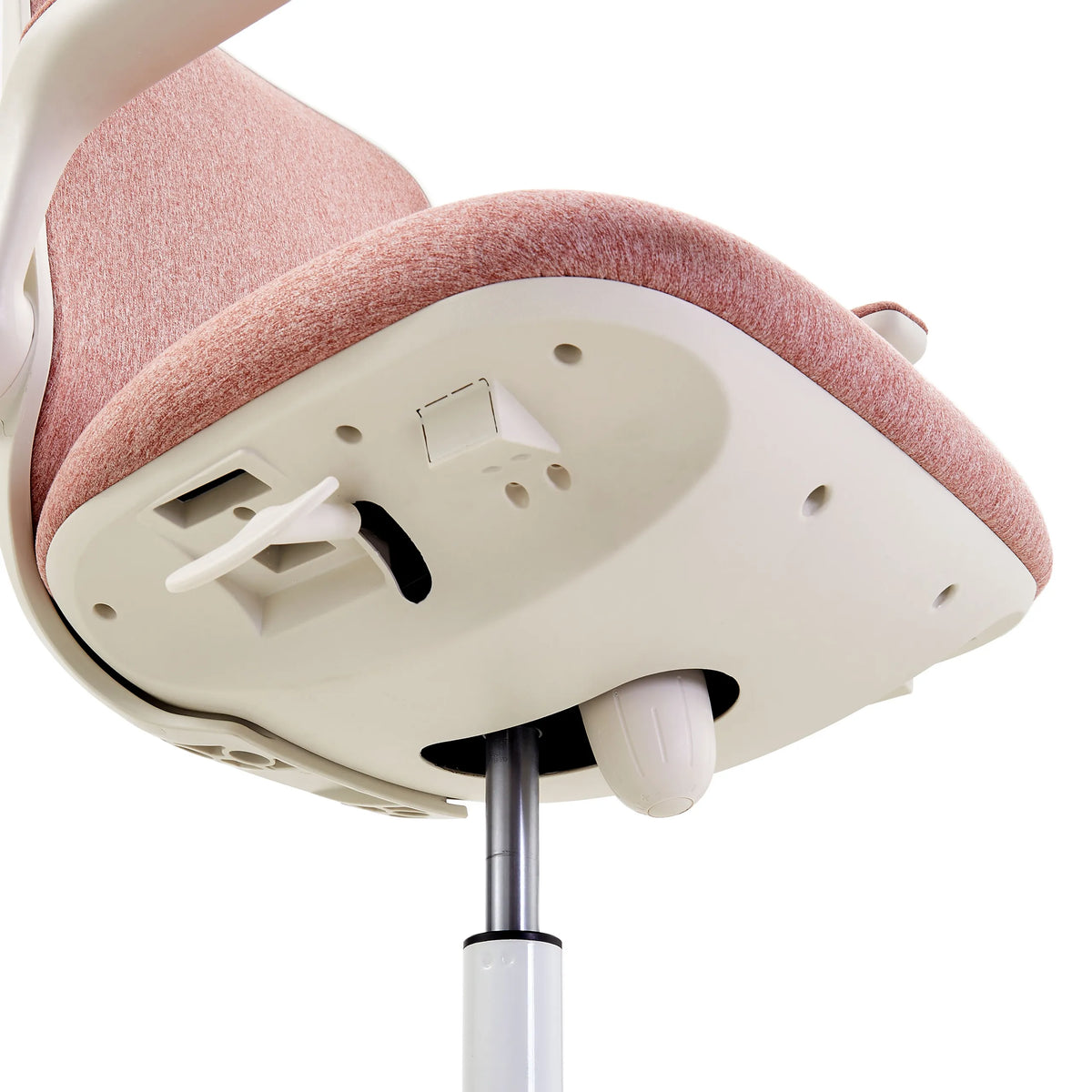 Parte inferior del asiento con palanca de ajuste y muelle de gas de la silla giratoria para niños Swivelo en rosa de hjh OFFICE