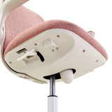 Parte inferior del asiento con palanca de ajuste y muelle de gas de la silla giratoria para niños Swivelo en rosa de hjh OFFICE