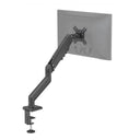 Soporte de monitor negro Ergomount GF1 con brazo articulado ajustable y fijación a mesa de hjh OFFICE