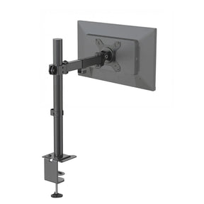 Soporte de monitor Ergomount M1 negro con brazo giratorio ajustable y fijación a mesa de hjh OFFICE