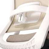 Soporte lumbar regulable en altura de la silla de oficina profesional PURE WHITE en beige de hjh OFFICE