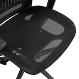 Asiento de malla negra de la Silla de oficina profesional Air Port 2 de MyBuero