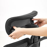 Reposacabezas ajustable de malla de nailon negra de la silla de oficina profesional Ergo U2 Pro3 de hjh OFFICE