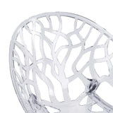 Diseño de respaldo transparente y tipo malla de la silla de cuatro patas Artifo T de hjh LIVING