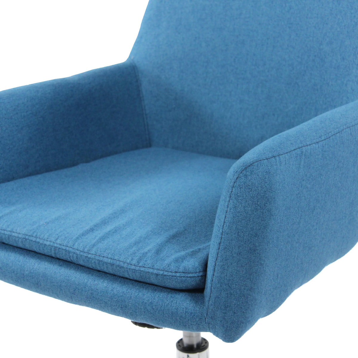 Tapicería azul y reposabrazos de la Silla Home Office SHAKE 400 de hjh OFFICE