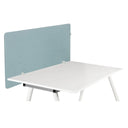 Separador de mesa azul FLEXMIUT D1 con tablero blanco y cuatro patas de hjh OFFICE
