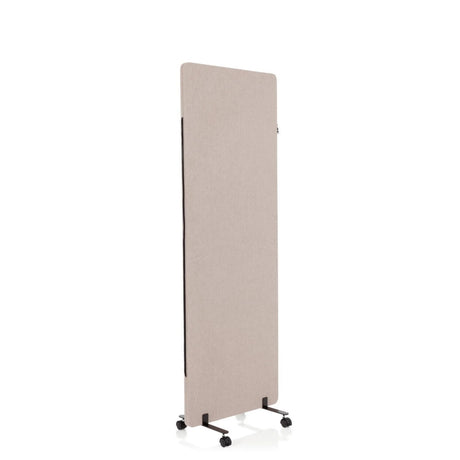 separador FLEXMIUT en color topo con un soporte con ruedas negro de hjh OFFICE