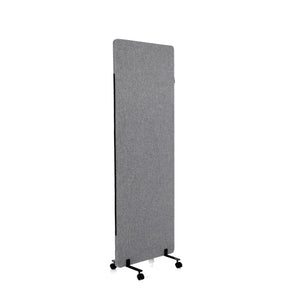 separador FLEXMIUT en gris oscuro con base con ruedas de hjh OFFICE