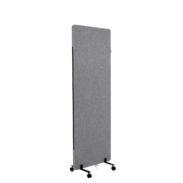 separador FLEXMIUT en gris oscuro con base con ruedas de hjh OFFICE