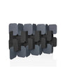 separador FLEXMIUT PLUG en gris y gris oscuro con elementos cuadrados dispuestos de forma alterna de hjh OFFICE