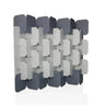 Separadores FLEXMIUT PLUG en gris y gris claro con diseño trenzado de fieltro de hjh OFFICE