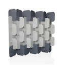 Separadores FLEXMIUT PLUG en gris y gris claro con diseño trenzado de fieltro de hjh OFFICE