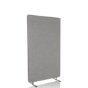 separador FLEXMIUT STAND en gris claro con revestimiento de tela y dos pies de apoyo estrechos de hjh OFFICE