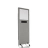 separador FLEXMIUT WB gris claro con pizarra integrada, estante y ruedas de hjh OFFICE