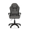 Silla gaming GAMEBREAKER W01 en gris y negro con cojines cervical y lumbar de MyBuero