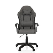 Silla gaming GAMEBREAKER W01 en gris y negro con cojines cervical y lumbar de MyBuero