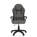Silla gaming GAMEBREAKER W01 en gris y negro con cojines cervical y lumbar de MyBuero