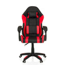 Silla gaming GAMEBREAKER W02 en negro-rojo con soporte cervical y reposabrazos de MyBuero