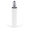 Muelle de gas GF-M blanco con pistón metálico plateado de hjh OFFICE