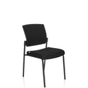 Silla de cuatro patas K9 V PRO negra con asiento y respaldo acolchados de hjh OFFICE