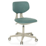 Silla giratoria para niños KID CLASSIC azul con estructura beige y cinco ruedas de hjh OFFICE