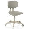 Silla giratoria para niños KID CLASSIC gris con tapizado de tela y cinco ruedas de hjh OFFICE