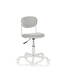 Silla giratoria para niños KIDDY BASE I en color gris con asiento acolchado y base blanca de hjh OFFICE