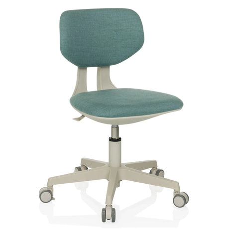 Silla giratoria para niños KIDDY CLASSIC azul con estructura clara y ruedas de hjh OFFICE