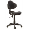 Silla giratoria para niños KIDDY GTI-2 negra con malla y cinco ruedas de hjh OFFICE