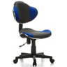 Silla giratoria para niños KIDDY GTI-2 en gris y azul con malla y base con ruedas de hjh OFFICE