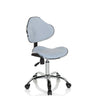 Silla giratoria para niños KIDDY GTI-3 azul con estructura metálica brillante y ruedas de hjh OFFICE