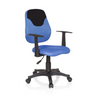 Silla giratoria para niños KIDDY STYLE en azul y negro con malla y reposabrazos de hjh OFFICE