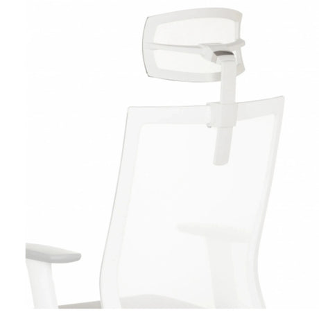 Reposacabezas blanco KS ASPEN con brazo de soporte ajustable de hjh OFFICE