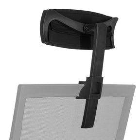 Reposacabezas negro KS PORTO con soporte acolchado y brazo de sujeción ajustable de hjh OFFICE