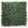 Estera vegetal verde LEAFLUXE 1 con hojas pequeñas y densas en forma cuadrada de hjh LIVING