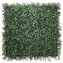 Estera vegetal verde LEAFLUXE 1 con hojas pequeñas y densas en forma cuadrada de hjh LIVING