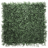 Estera vegetal verde LEAFLUXE 1 con hojas pequeñas y densas en forma cuadrada de hjh LIVING