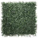 Estera vegetal verde LEAFLUXE 1 con hojas pequeñas y densas en forma cuadrada de hjh LIVING