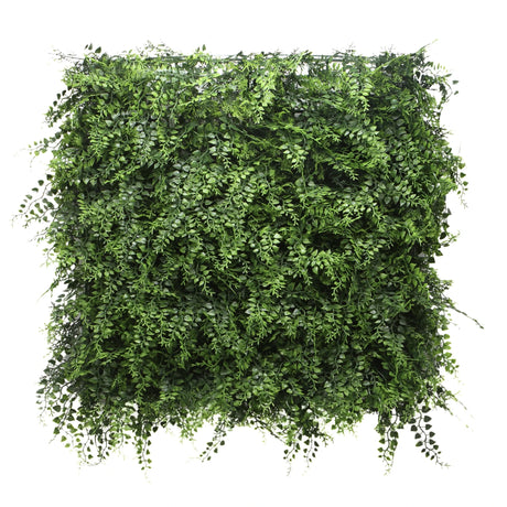 Estera vegetal verde LEAFLUXE 2 con hojas pequeñas y densas de hjh LIVING