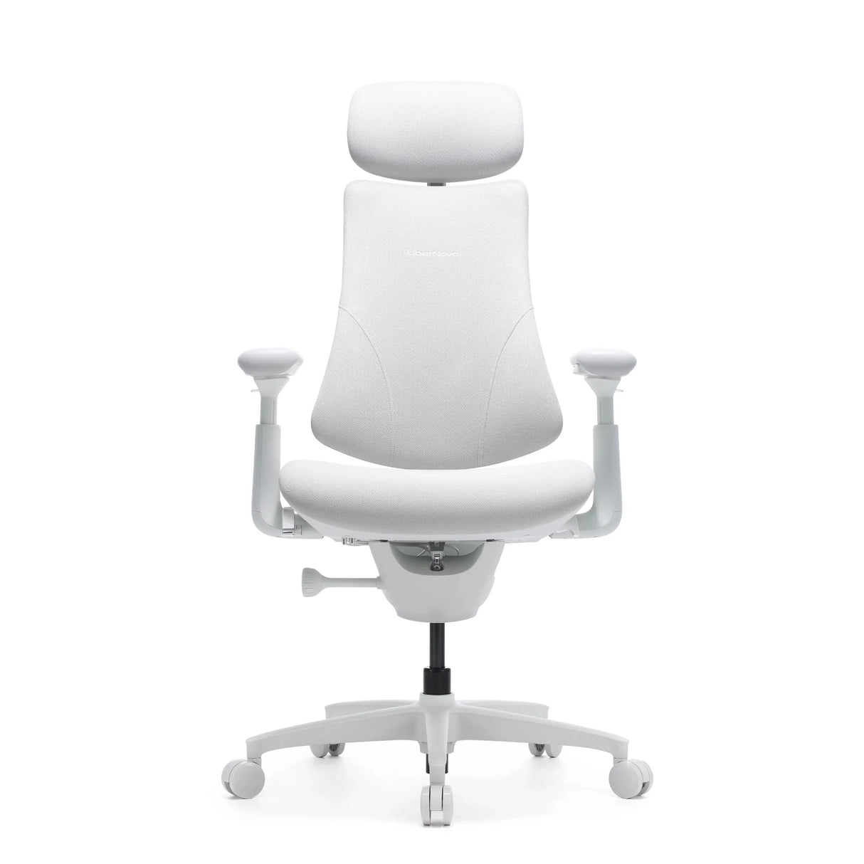 Silla alta gama LiberNovo Omni Gen en color blanco con reposacabezas y reposabrazos ajustables de Libernovo