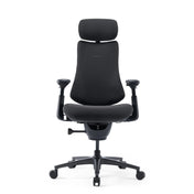 Silla alta gama LiberNovo Omni Pro en gris oscuro con reposacabezas y reposabrazos ajustables de Libernovo