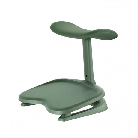 Reposapiés verde LiberNovo Omni StepSync con forma curva y una superficie de apoyo superior adicional de Libernovo