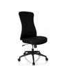 Silla de oficina profesional OFFICE XT negra con tapizado de tela y cinco ruedas de hjh OFFICE