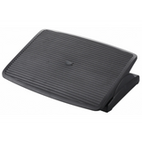 Reposapiés PIEDINO STRIPE en color antracita con superficie acanalada de hjh OFFICE
