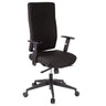 Silla de oficina profesional PRO-TEC 300 negra con respaldo alto y reposabrazos sobre ruedas de hjh OFFICE